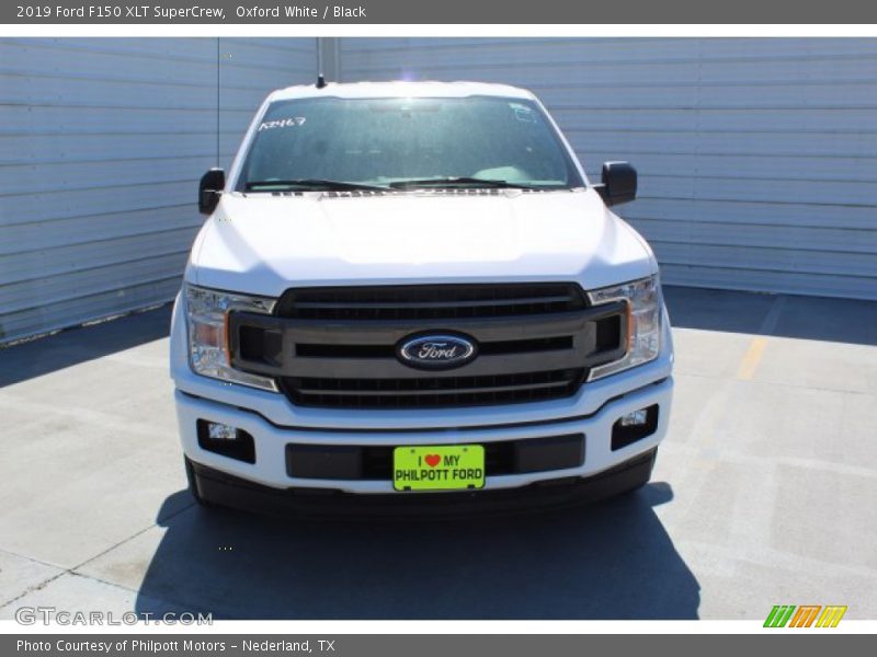 Oxford White / Black 2019 Ford F150 XLT SuperCrew