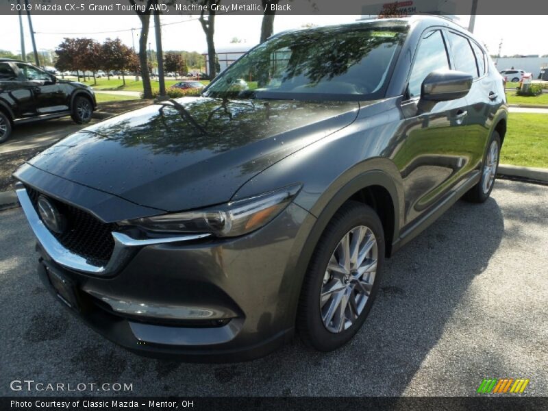 Machine Gray Metallic / Black 2019 Mazda CX-5 Grand Touring AWD