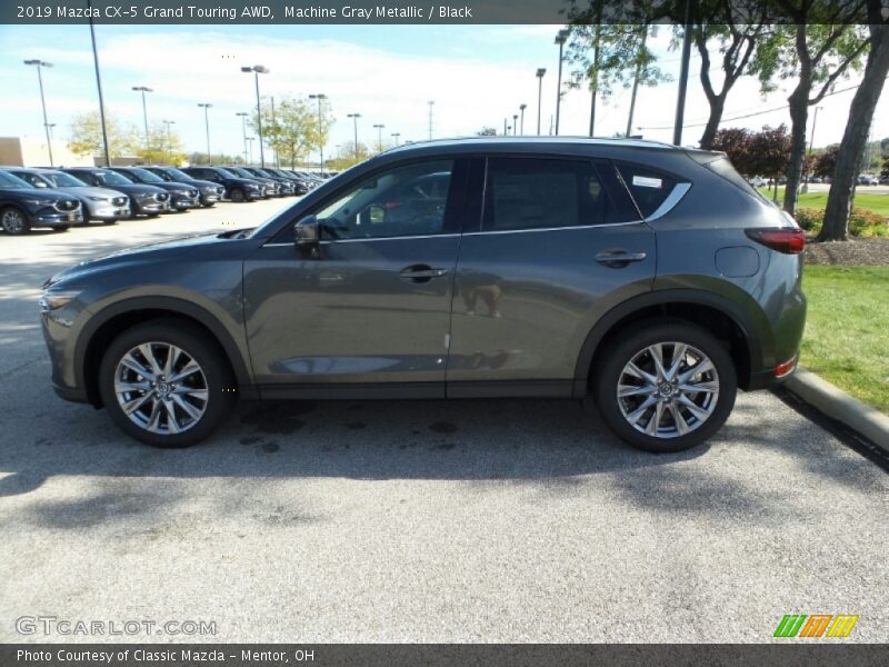 Machine Gray Metallic / Black 2019 Mazda CX-5 Grand Touring AWD