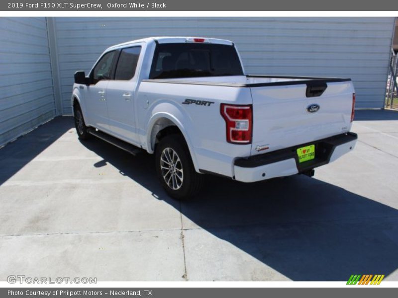 Oxford White / Black 2019 Ford F150 XLT SuperCrew