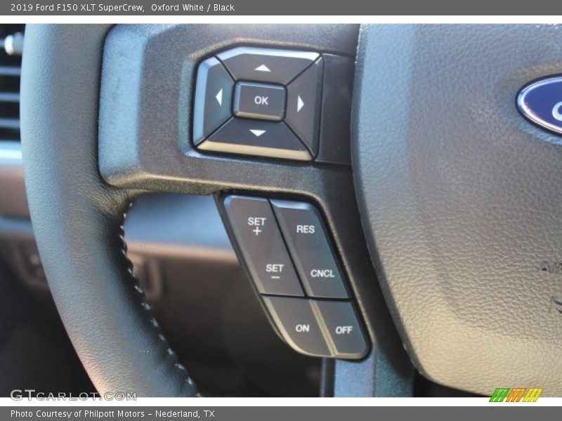 Oxford White / Black 2019 Ford F150 XLT SuperCrew