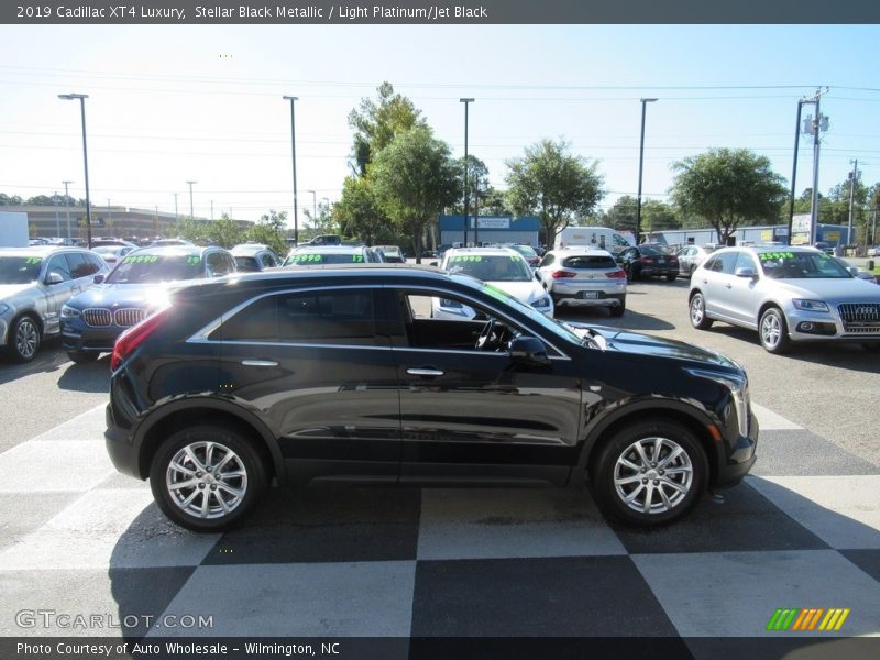 Stellar Black Metallic / Light Platinum/Jet Black 2019 Cadillac XT4 Luxury