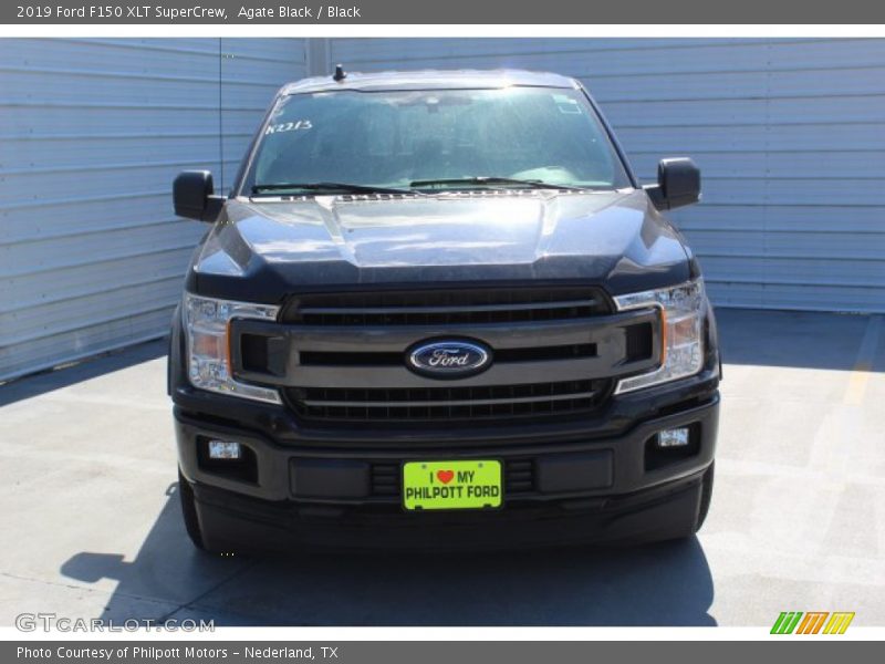 Agate Black / Black 2019 Ford F150 XLT SuperCrew