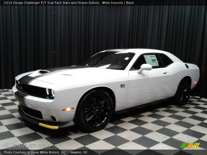 White Knuckle / Black 2019 Dodge Challenger R/T Scat Pack Stars and Stripes Edition