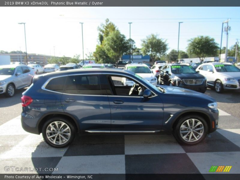 Phytonic Blue Metallic / Oyster 2019 BMW X3 xDrive30i