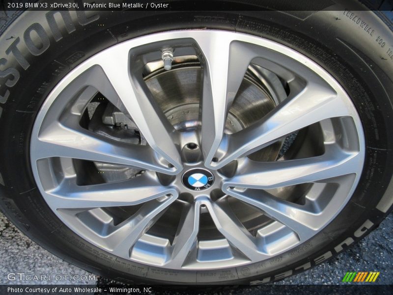 Phytonic Blue Metallic / Oyster 2019 BMW X3 xDrive30i