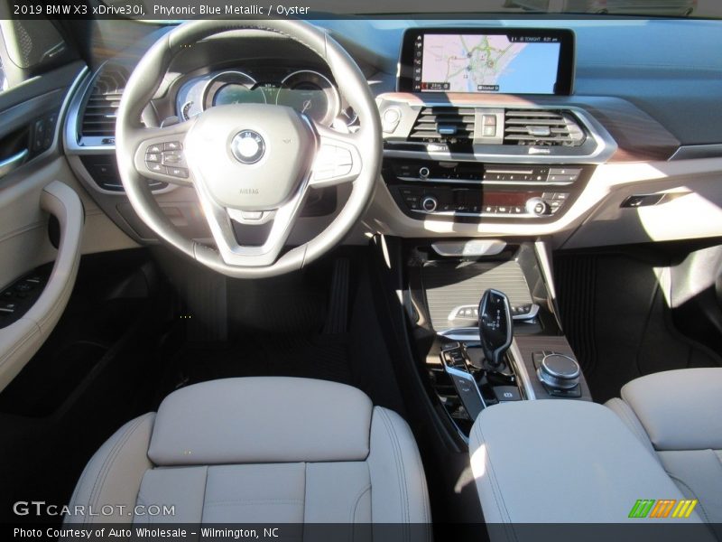 Phytonic Blue Metallic / Oyster 2019 BMW X3 xDrive30i