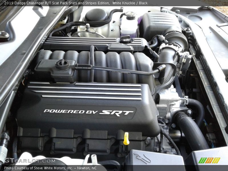 White Knuckle / Black 2019 Dodge Challenger R/T Scat Pack Stars and Stripes Edition