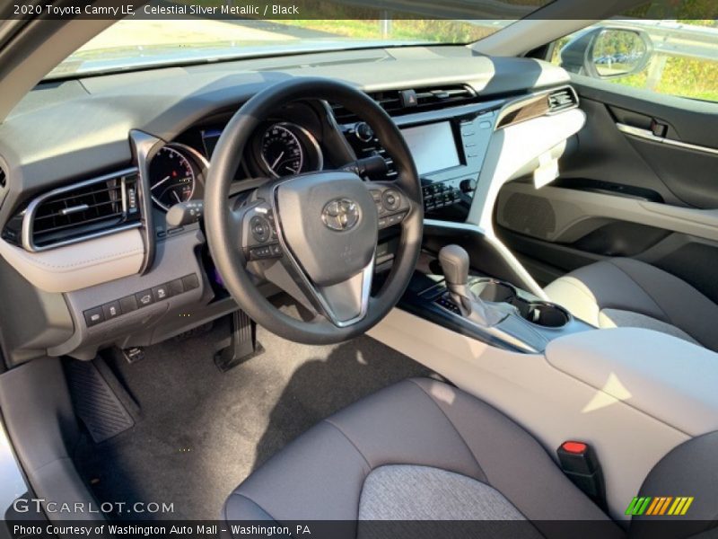 Celestial Silver Metallic / Black 2020 Toyota Camry LE