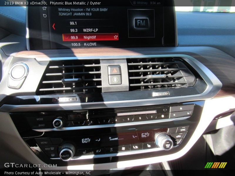 Phytonic Blue Metallic / Oyster 2019 BMW X3 xDrive30i