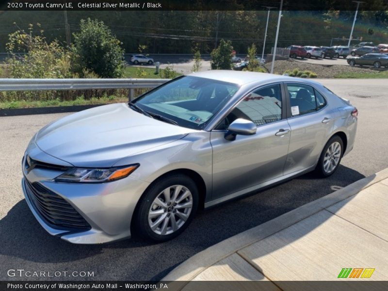 Celestial Silver Metallic / Black 2020 Toyota Camry LE