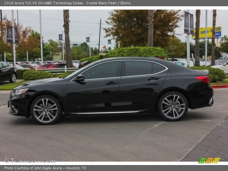 Crystal Black Pearl / Ebony 2019 Acura TLX V6 SH-AWD Technology Sedan