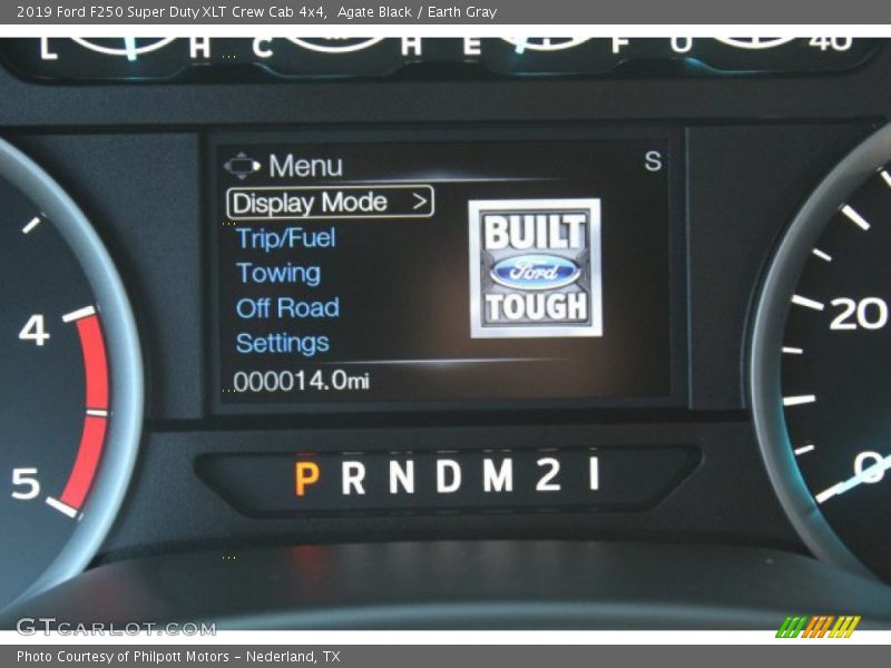 Agate Black / Earth Gray 2019 Ford F250 Super Duty XLT Crew Cab 4x4