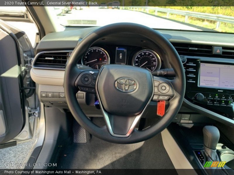 Celestial Silver Metallic / Black 2020 Toyota Camry LE