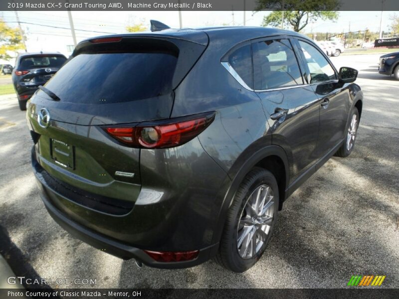 Machine Gray Metallic / Black 2019 Mazda CX-5 Grand Touring AWD