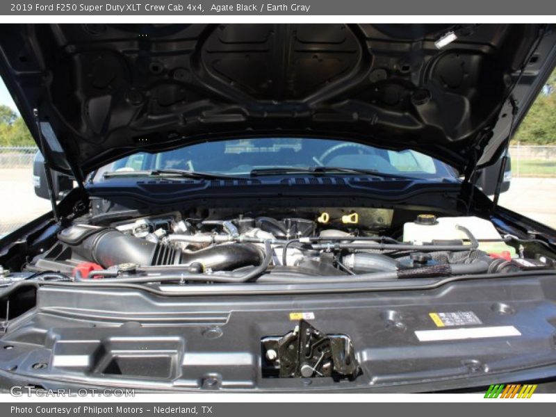 Agate Black / Earth Gray 2019 Ford F250 Super Duty XLT Crew Cab 4x4