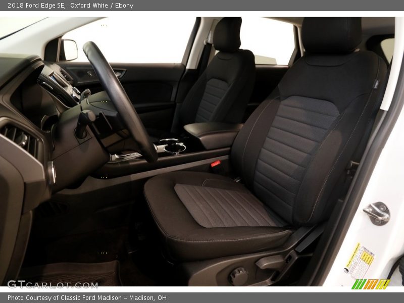 Oxford White / Ebony 2018 Ford Edge SE