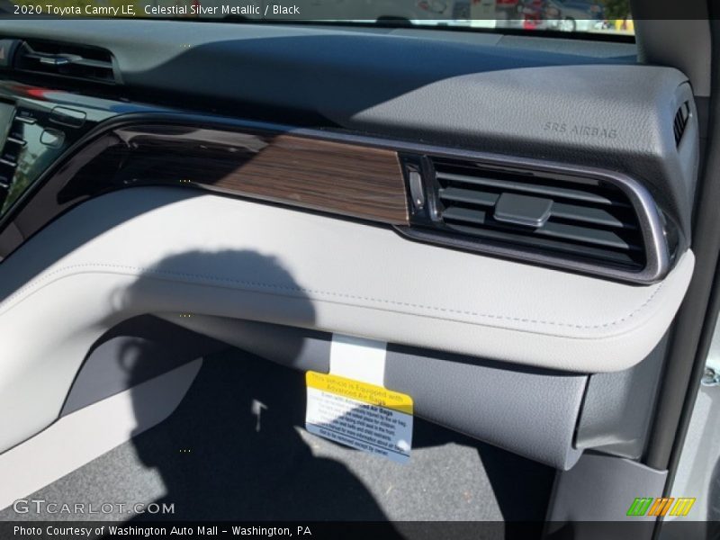 Celestial Silver Metallic / Black 2020 Toyota Camry LE