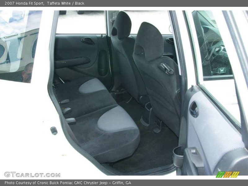 Taffeta White / Black 2007 Honda Fit Sport