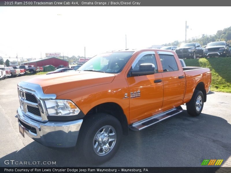 Omaha Orange / Black/Diesel Gray 2015 Ram 2500 Tradesman Crew Cab 4x4