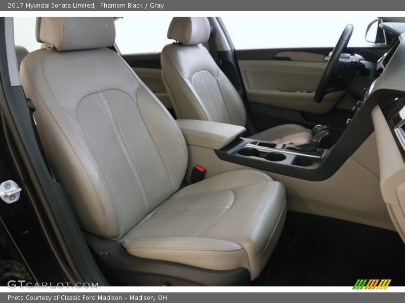 Phantom Black / Gray 2017 Hyundai Sonata Limited