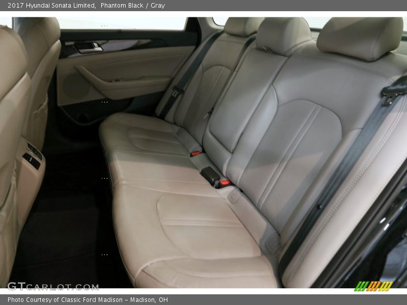 Phantom Black / Gray 2017 Hyundai Sonata Limited