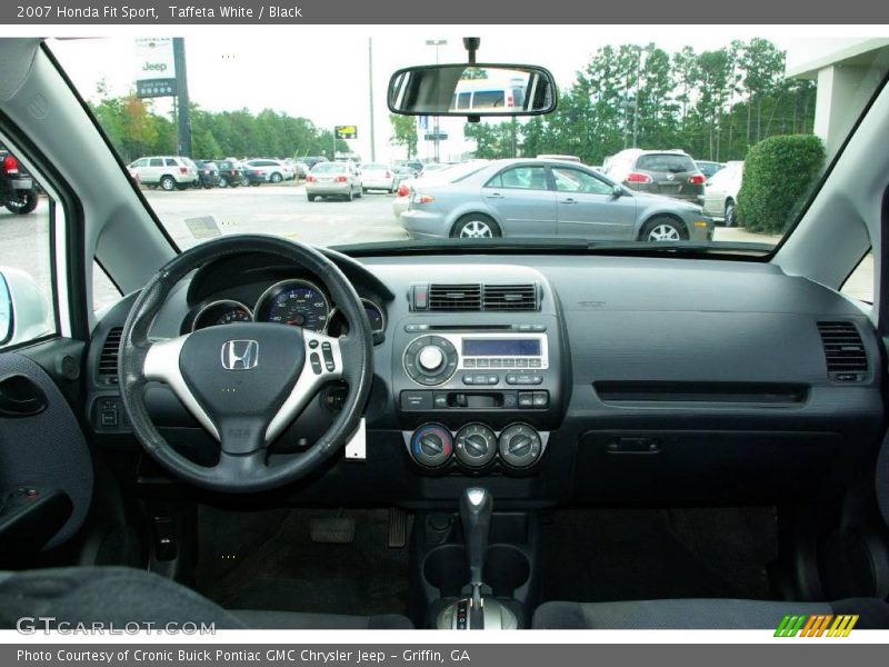 Taffeta White / Black 2007 Honda Fit Sport