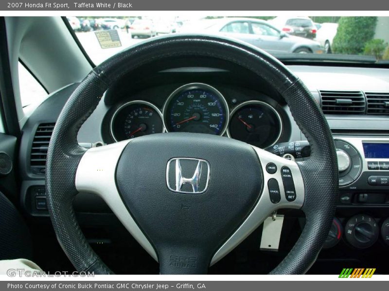 Taffeta White / Black 2007 Honda Fit Sport