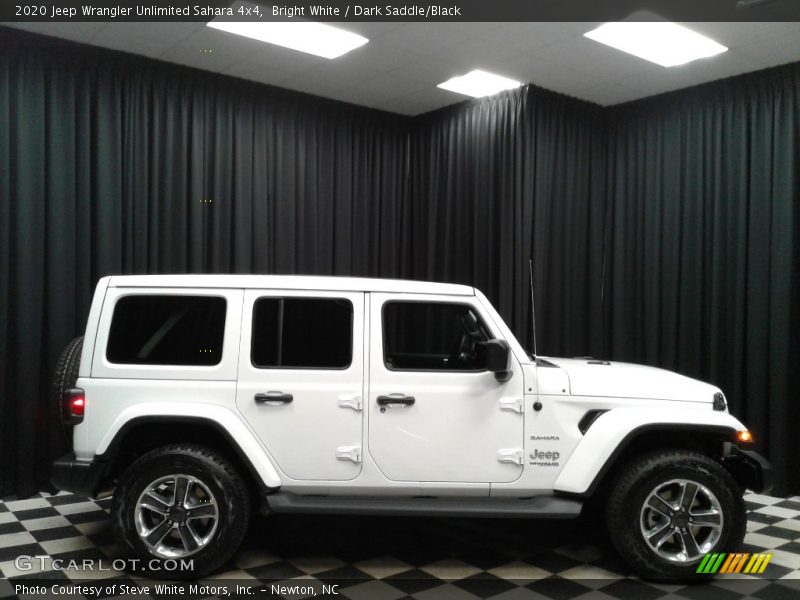 Bright White / Dark Saddle/Black 2020 Jeep Wrangler Unlimited Sahara 4x4