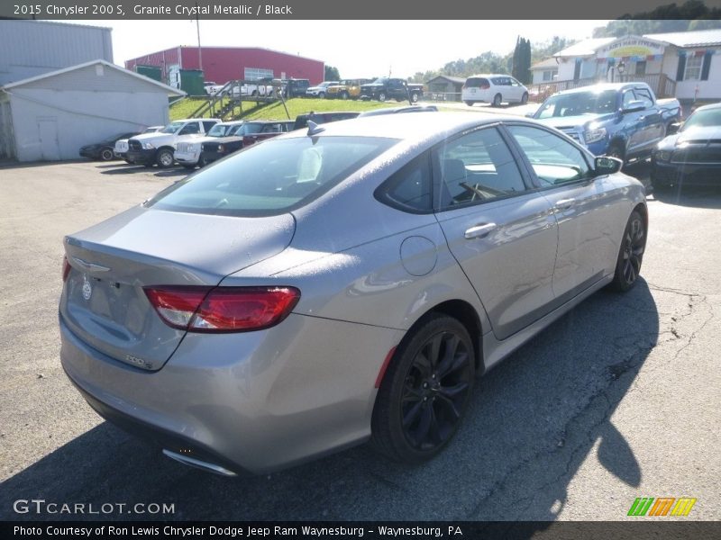 Granite Crystal Metallic / Black 2015 Chrysler 200 S