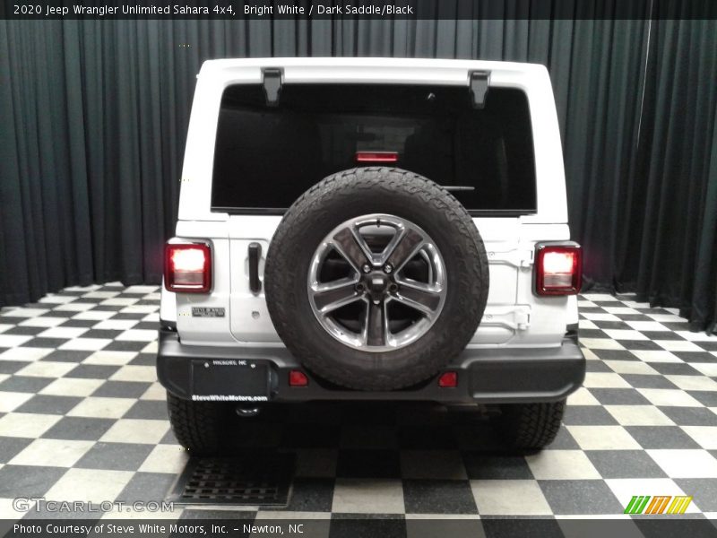 Bright White / Dark Saddle/Black 2020 Jeep Wrangler Unlimited Sahara 4x4