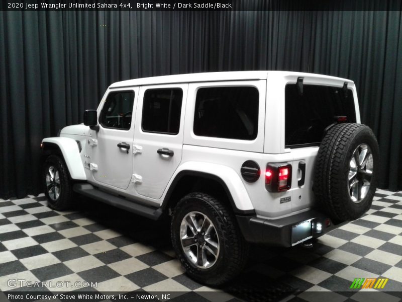 Bright White / Dark Saddle/Black 2020 Jeep Wrangler Unlimited Sahara 4x4