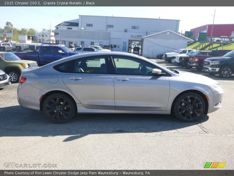 Granite Crystal Metallic / Black 2015 Chrysler 200 S