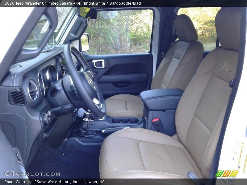 Bright White / Dark Saddle/Black 2020 Jeep Wrangler Unlimited Sahara 4x4