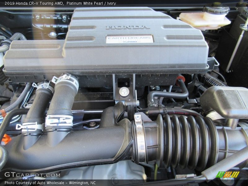Platinum White Pearl / Ivory 2019 Honda CR-V Touring AWD