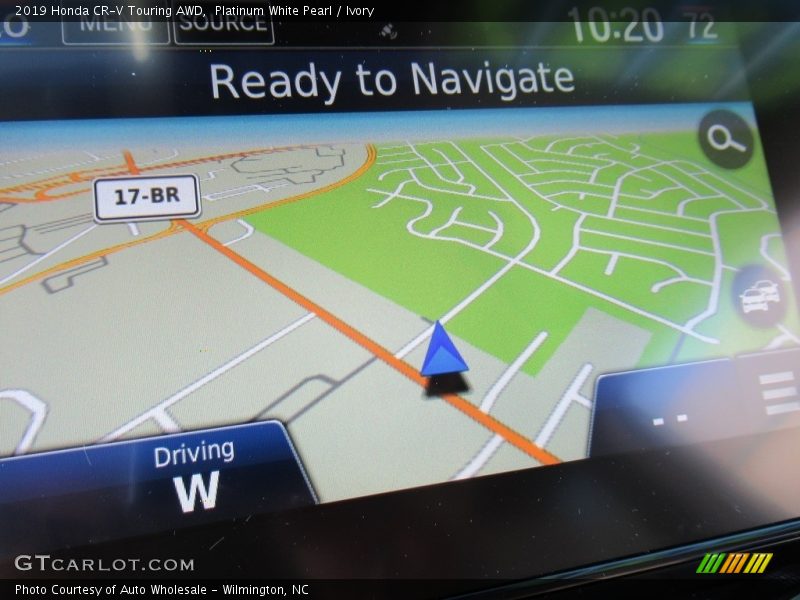 Platinum White Pearl / Ivory 2019 Honda CR-V Touring AWD