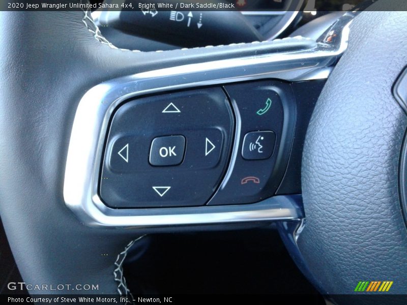 Bright White / Dark Saddle/Black 2020 Jeep Wrangler Unlimited Sahara 4x4