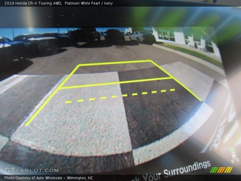 Platinum White Pearl / Ivory 2019 Honda CR-V Touring AWD