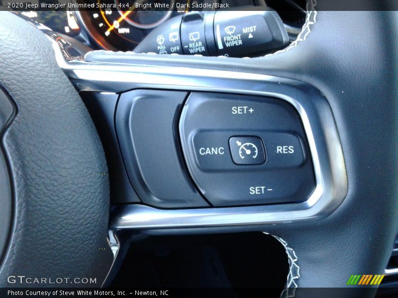 Bright White / Dark Saddle/Black 2020 Jeep Wrangler Unlimited Sahara 4x4