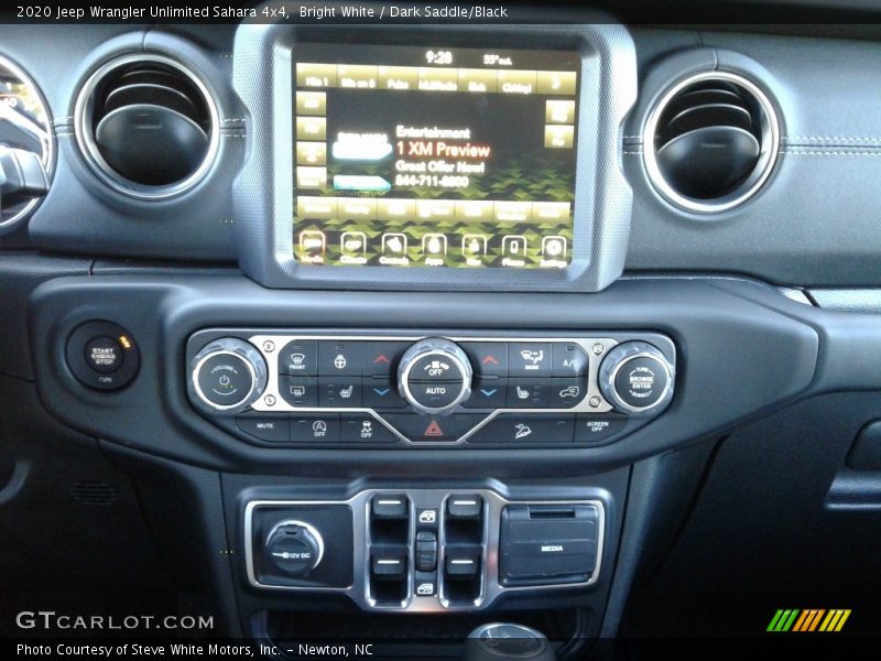 Bright White / Dark Saddle/Black 2020 Jeep Wrangler Unlimited Sahara 4x4