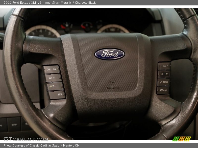 Ingot Silver Metallic / Charcoal Black 2011 Ford Escape XLT V6