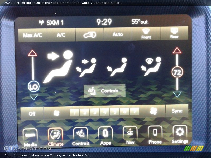 Bright White / Dark Saddle/Black 2020 Jeep Wrangler Unlimited Sahara 4x4