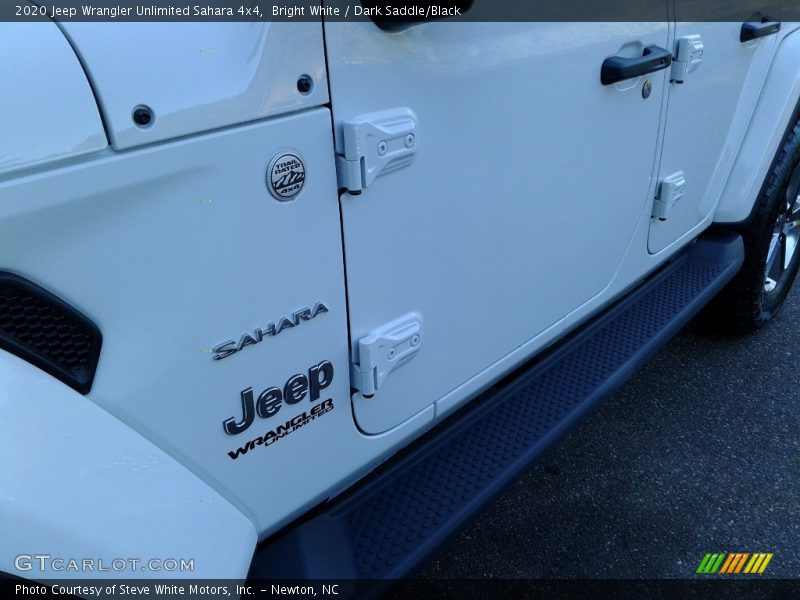 Bright White / Dark Saddle/Black 2020 Jeep Wrangler Unlimited Sahara 4x4