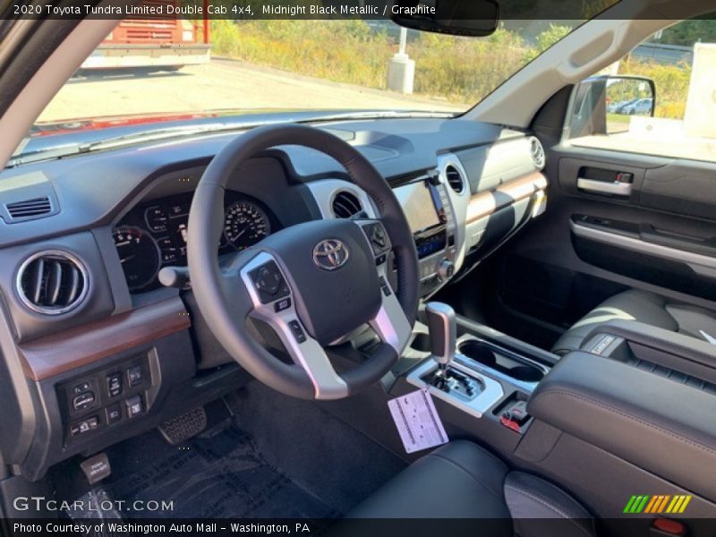  2020 Tundra Limited Double Cab 4x4 Graphite Interior