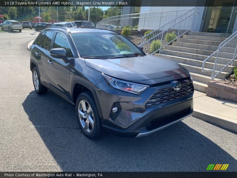 Magnetic Gray Metallic / Black 2019 Toyota RAV4 Limited AWD Hybrid
