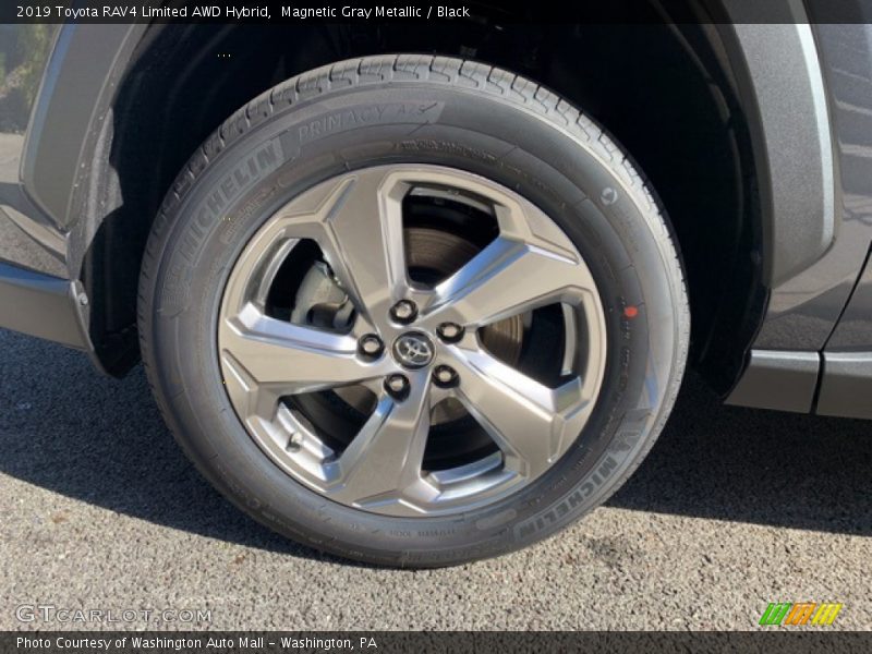 Magnetic Gray Metallic / Black 2019 Toyota RAV4 Limited AWD Hybrid