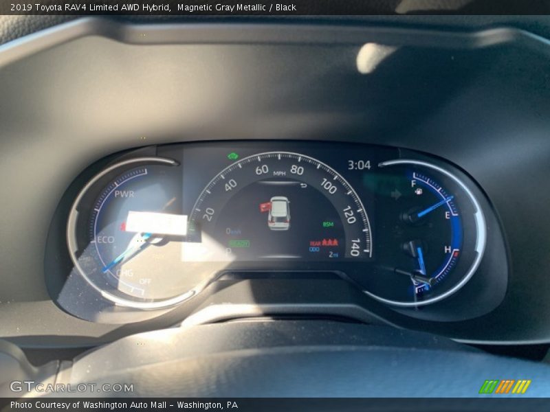 Magnetic Gray Metallic / Black 2019 Toyota RAV4 Limited AWD Hybrid
