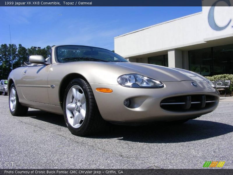 Topaz / Oatmeal 1999 Jaguar XK XK8 Convertible