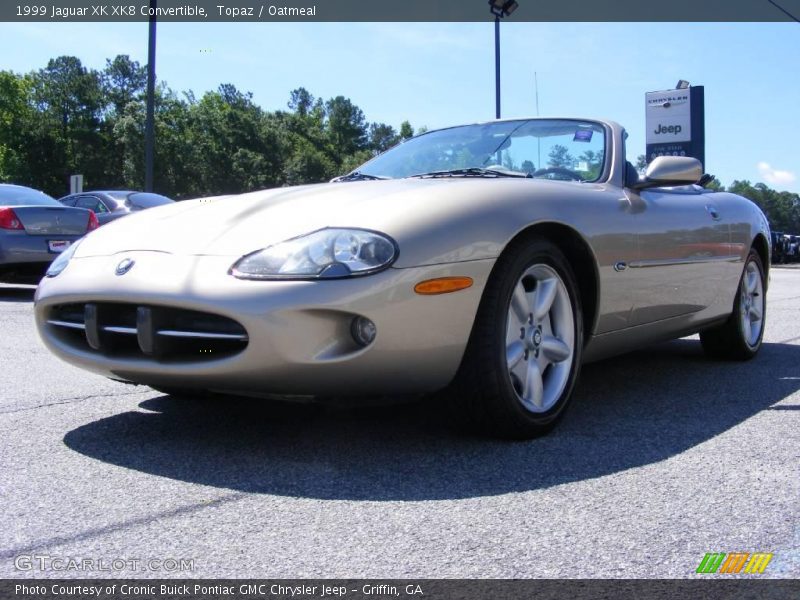 Topaz / Oatmeal 1999 Jaguar XK XK8 Convertible