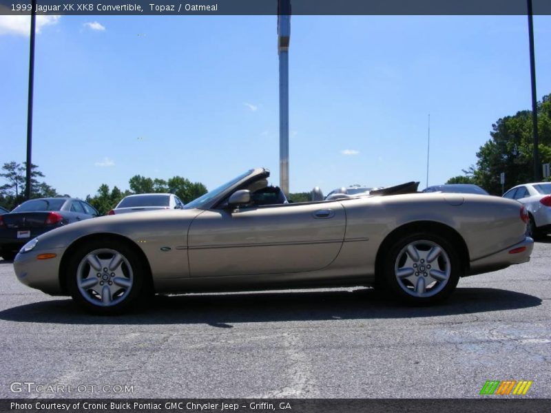 Topaz / Oatmeal 1999 Jaguar XK XK8 Convertible